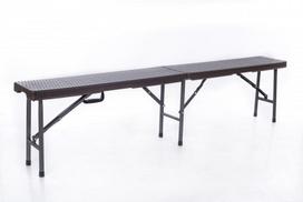Sulankstomas suolas rotango dizaino 180x25 cm