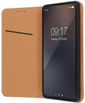 Dėklas Forcell Oem Flip case for iPhone 16e (SE 4 2025) Smart Pro Book leather ruda