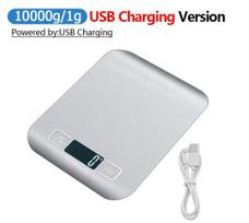 Virtuvinės svarstyklės Virtuvinės svarstyklės 10 kg skaitmeninės virtuvės svarstyklės LCD ekranas nerūdijančio plieno elektroninės svarstyklės