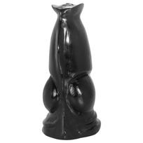 AnimHole Wolf - dildo forma - realistiškas - 21cm juodas