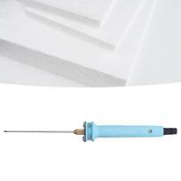 Sodo įrankiai, polistirolo pjovimo karštas rašiklis – elektrinis putplasčio pjovimo staklės su 10 cm AC100V-240V įėjimu, DC6V išėjimu, JAV kištuku.