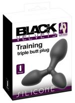 Black Velvets Triple Butt Plug Analinis kaištis