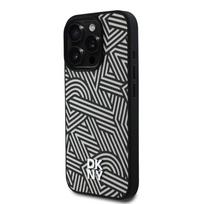 DKNY PU Leather Crosswalk Pattern Magsafe Apple iPhone 16 Pro Ivory