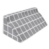 Lovos pleišto pagalvė atrama Nuimama Plaunama Trikampė pagalvė nutukusiems Stuburo operacijos pacientams Pilka 50x25x15cm / 19.7x9.8x5.9in