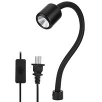 12W LED magnetinis darbo šviestuvas, lanksti gooseneck, skirtas staklėms, tekinimo staklėms, pramoniniam apšvietimui
