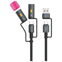 4smarts USB-C Explorer 4-in-1 cable, 60W, 1m, black