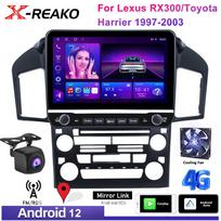 Automobilių radijas, skirtas Lexus RX300 / Toyota Harrier 1998 1997-2003 Android Multimedia Video GPS Navigation 2 Din 3+32+AHD