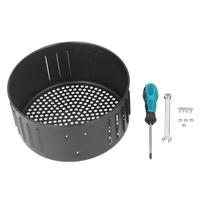 Keptuvės krepšelio keitimas Plieninio Non-Stick Daugkartinio naudojimo Universalus keptuvės nusausinimo krepšelis kepimui 3.5L