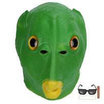 Latekso gyvūnų kaukės galvos veido apdangalas Helovino kostiumų vakarėliui suaugusiųjų gyvūnų Cosplay rekvizitas