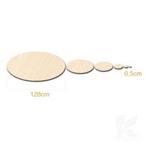 Medinis Ovalas 1/2, plotis 0,5-128cm, storis 3-6mm