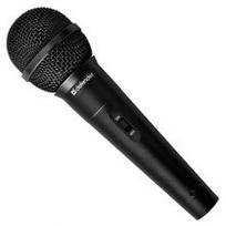 Defender Karaoke microphone 100Hz – 13KHz, cable 5m, 3.5mm jack with 6.25mm adapter jack, black, MIC130