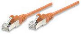 Intellinet FTP LAN kabelis, patch, 15.0m, Orange, SOHO 2xRJ45, 452076