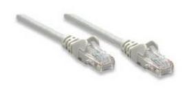 Intellinet  UTP LAN kabelis, patch, 0.5m, pilkos spalvos, SOHO 2xRJ45,  362214