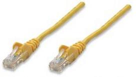 Intellinet LAN kabelis, Cat5e, UTP RJ45, 1.5 m, geltonos spalvos, 338424