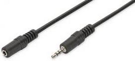 ASSMANN Audio Extension kabelis, 3.5mm 4pin stereo, AK-510201-020-S