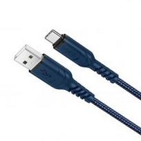 PTC HOCO kabelis USB  A Male į Type-C Male, 3A, mėlynos spalvos, 1.0m,  X59