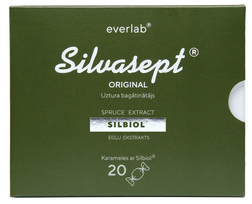 SILVASEPT Silvasept original Silbiol vaistažolių lašai, 20 vnt.