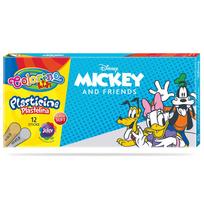Plastilinas Disney Mickey and Friends, 12 spalvų apvalus