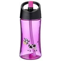 Vaikiška gertuvė su šiaudeliu Karvutė Rosa 350 ml, Carl Oscar