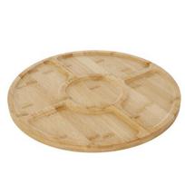Besisukanti bambuko lenta užkandžiams, 33 cm