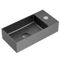 Mažas praustuvas SAT AURUM Gunmetal spalvos 36,5x18cm