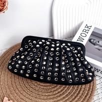 Women's Rivet Clutch Bag Messenger Bags Luxury Envelope Bags Designer Shoulder Bags