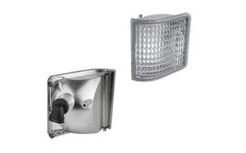 Kampinis halogeninis darbo šviestuvas, dešinysis, 12 V, 50 W, kvadratinis, baltas, 98x110x111 mm, PGJ13 kištukas, Wesem