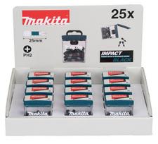 Atsuktuvo antgaliai, PH2X25mm, 25 vnt. IMACT BLACK (12)