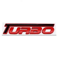 Car Styling Turbo 3D universalaus sparno emblemos galinio bagažinės ženklelio lipduko lipdukas