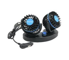 Automobilio prietaisų skydelio ventiliatorius 4W/12V juodas