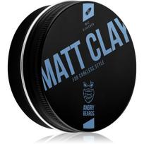 Angry Beards Mitch Buchannon Matt Clay tekstūros suteikiantis matinis plaukų molis 100 g