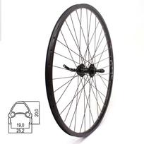 Galinis ratas J19SB 29" d-brake 6B, 36H, užsukamas žv. blok., QR