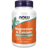 Now Foods Magnesium & Calcium with Zinc and Vitamin D-3 100 tab