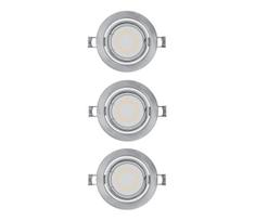 Osram - KOMPLEKTAS 3x įleidžiamas LED šviestuvas 3xGU10/3W/230V