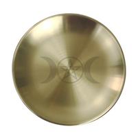 Pagoniškas ritualinis padėklas Altorius Pentagramos lėkštė Krištolo akmens lentynos Žvakidė Smilkalų degiklis Namų dekoro aksesuarai Raganos dovana 14cm diameter