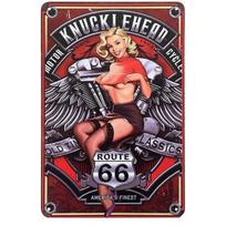 Geriausi garažo metaliniai skardiniai ženklai Pinup merginų sienų plakatai Plokštelė Vintažinis ženklas Dekoracija namams Kavinė Garažas Klubas Baras Užeiga 20x30cm