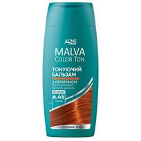 Dažomasis plaukų balzamas ACME MALVA COLOR TON, Nr. 6.45, 180 ml