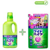 KAO Wide Haiter EX Baliklis spalvotiems audiniams 930ml + užpildas 820ml