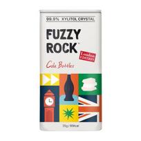 Fuzzy Rock Ksilitolio Kristalinis Saldainis Kolos Buteliukas 35g