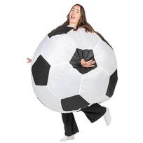 Futbolo pripučiamas kostiumas, suaugusiems One size, 150-190cm balta
