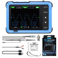 Nauji DSO510 10MHz dažnių juostos 48MS/s atrankos dažnio mini rankiniai elektroniniai matavimo įrankiai mėlyna/juoda