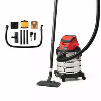 Akumuliatorinis dulkių siurblys EINHELL TC-VC 18/20 Li S-Solo, 18 V, 80mbar, 20 l, be akumuliator.