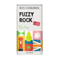Fuzzy Rock Ksilitolio Kristalinis Saldainis Kriaušė 35g