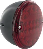 Miglos žibintas LED, apvalus, 24 V, raudonas, tvirtinamas varžtais, Ø 140 mm, 1 LED, Britax