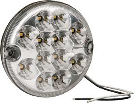 Atbulinės eigos lemputė LED, apvali, 12/24V, Ø 95 mm, gopart