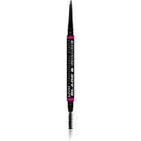 NYX Professional Makeup Blade & Shade antakių pieštukas su šepetėliu atspalvis Black 0.06 g