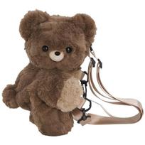 New Cute Heart Little Bear Plush Party Bag Backpack Doll Backpack Female Birthday Gift