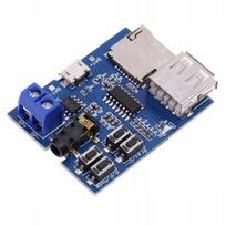 MP3 grotuvas MP3 modulis Rosfix USB-MSD – Integruotas stiprintuvas, 2W mono, Maitinimas 5V arba 3,7V