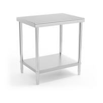 Nerūdijančio plieno darbo stalas 80x60 cm 190 kg RCAT-80/60-NW