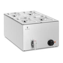 Maisto šildytuvas - 600 W - 4 GN 1/4 - išleidimo vožtuvas
